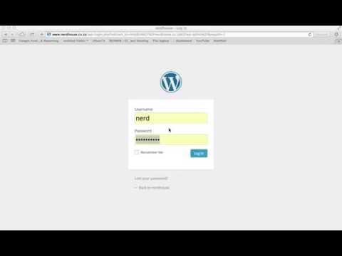 how to admin login wordpress