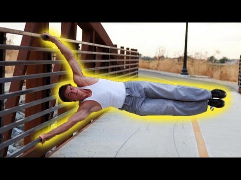 how to practice human flag