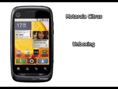 Motorola Citrus - Unboxing