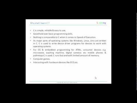 how to learn c language