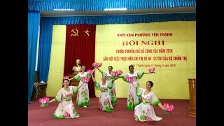 Khối vận phường Yên Thanh: Tuyên truyền chủ đề công tác năm 2018