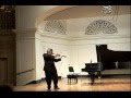 videos de Bach Solo Sonata C Major Allegro Assai BWV 1005 Chin Kim