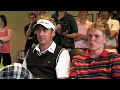 ian poulter chats about being in the tiger woods game at his invitational event at woburn