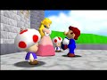 Super mario 64 ending messed up