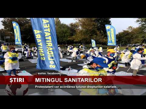 Mitingul sanitarilor, la Piața Victoriei