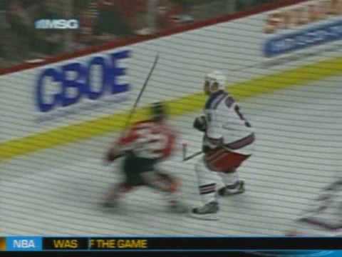 Daniel Girardi vs Cam Barker Jan 16, 2009