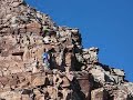 Climbing on Pyramid Peak, Colorado