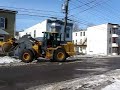 Deere 544J clearing snow (march)