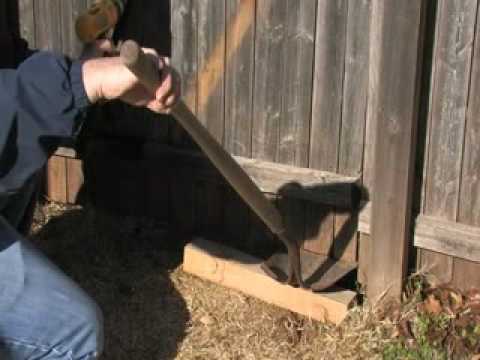 how to fit t hinges to a gate