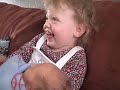 Brooklyn holding her Baby Brother Conrad.