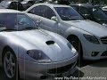 Silver Ferrari 550m and White CL 63 AMG Start Up
