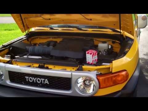 how to check oil fj cruiser