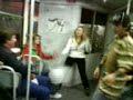 one day we went out with some friends and in a way to home while we traveling by tramway, several unknown citizen played with us a ballon battle...=D