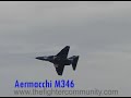 Tornado, C-27J Spartan, AMX & M346 from Italy