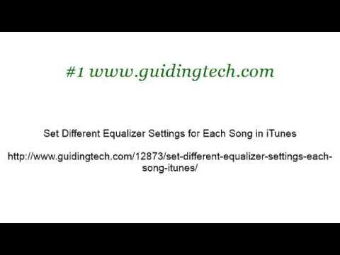 how to adjust itunes equalizer