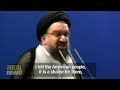 clinton exchanges threats with iranian cleric