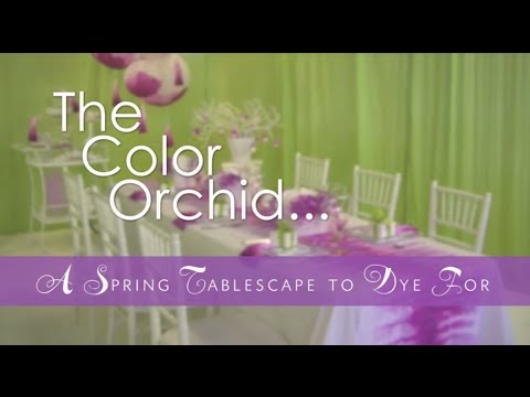 how to dye an orchid blue