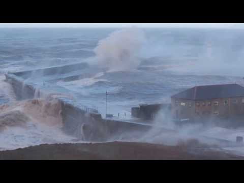Force 11 Storm Hits Whitehaven Harbour