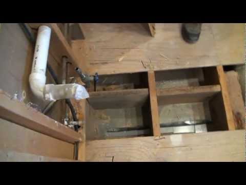 how to vent island kitchen sink