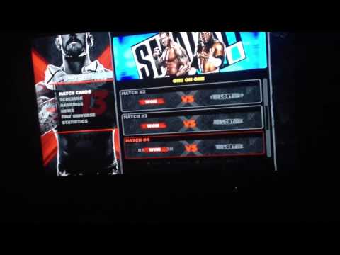 how to get more cutscenes in wwe 13 universe