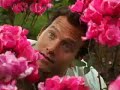 Dave Lieberman frolics in flowers