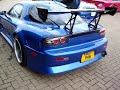 mazda rx-7 600bhp bayside blue beast