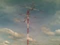 The 3el 160M yagi rotated at OH8X. In the same tower also 5el for 80M and 4 over 4 for 40M.