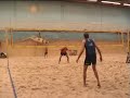 Beachvolleybal wedstrijd van Dustin Bontrop Beachvolleybal wedstrijd van Dustin Bontrop