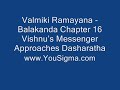 Valmiki Ramayana - Balakanda Chapter 16