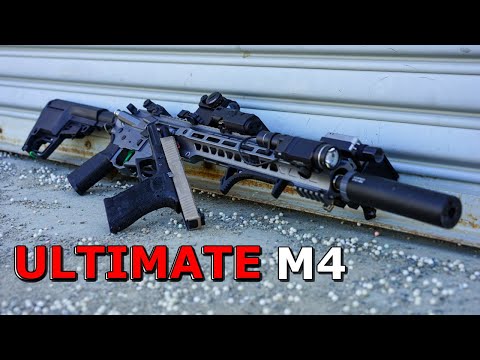 The ULTIMATE Airsoft M4! CRAZY Loadout! *$1,000 Airsoft Gun Gameplay/War*