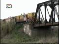 Tren de FEPSA en el puente sobre el Ramal Retiro - Córdoba
