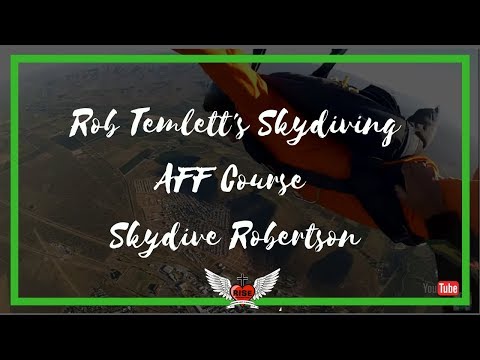 My skydiving AFF course at Skydive Robertson