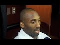 Kobe Bryant, on the improvement of DJ Mbenga