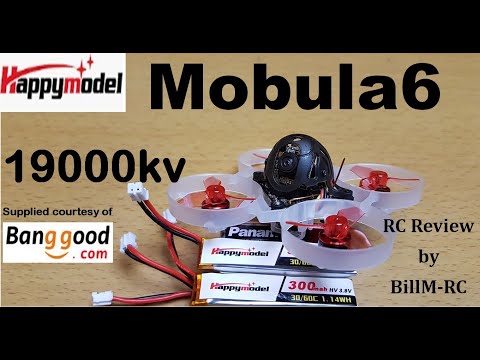 Mobula6 review - Test on indoor racetrack