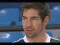 croatian journalist fani stipkovic with nikola karabatic in montepeller.