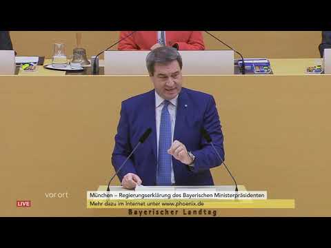 Regierungserklrung von Ministerprsident Markus Sder  ...