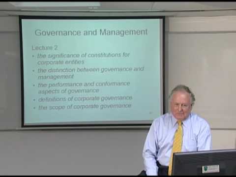 OUHK - Corporate Governance - principles, policies and practices Lecture 2 (part 5)