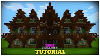 Minecraft: How to Build a Medieval Large House Tutorial (Minecraft 1.14  Build Tutorial) 