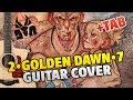 Die Antwood - 2-Golden Dawn-7 (Fingerstyle Guitar Cover, Tabs, Chords, Lyrics)