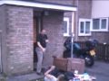 Chav Scum Les Andrews decked with one punch!!