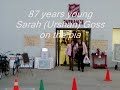 87-years-young Sarah on the piano