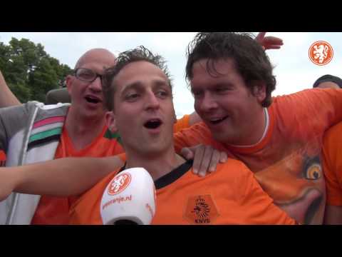 Op Museumplein Amsterdam keken 20.000 mensen naar de WK wedstrijd