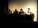 panel session at the divine styler magazine book release party with fritz tha cat, buck 65, mindbender, and girl 69.