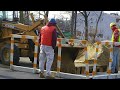 Case backhoe loader- Road construction -ACTION !