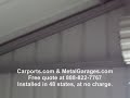 Metal Garage - A-Frame, All Vertical Siding