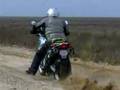 V-strom and BMW F650GS on Texas Highway 87 