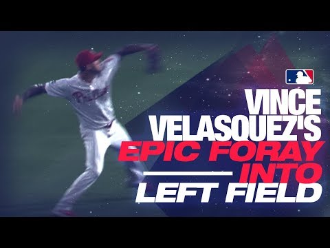 Video: Velasquez dazzles in the field for Phillies