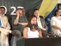 Mensaje a los jóvenes de Venezuela a no ser adoctrinamientos, desde ningún sector, para no convertirse en ovejas sino en ciudadanos integrales con igualdad y amplitud de condiciones para desarrollarse en el país. Hace un llamado a no dejar escapar ni un sólo día para defender sus derechos y sueños, frente a las reiteradas intenciones presidenciales de perpetuarse en el poder.