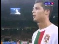 Cristiano Ronaldo Spitting camerman after match Spain-Portugal 29.06.2010