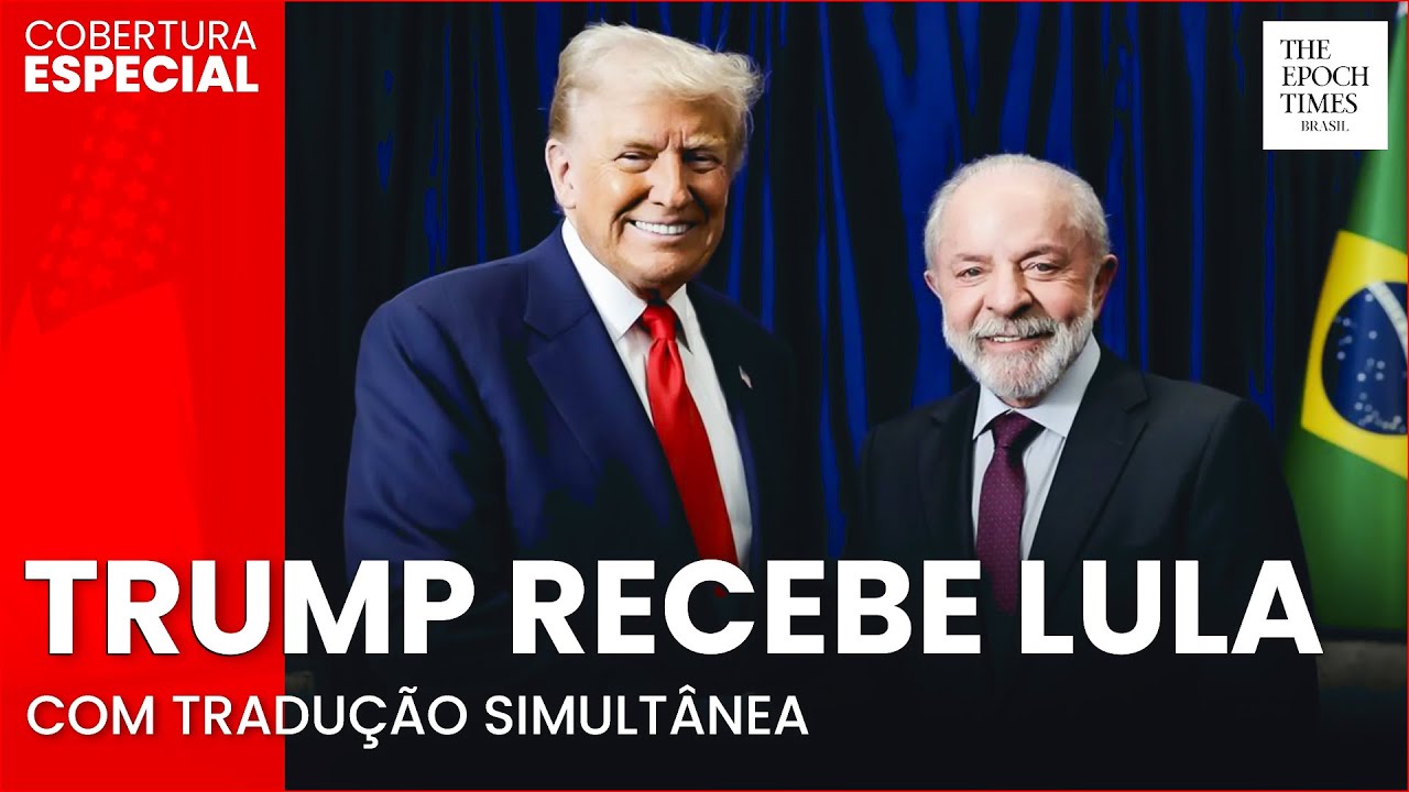 🔴 AGORA: Trump recebe Lula na Casa Branca | Tradução simultânea | Cobertura especial